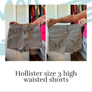 Hollister high waisted shorts